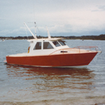 BB270 "Bollard 114. Alloy offshore boat. 7.6 metres Inboard."